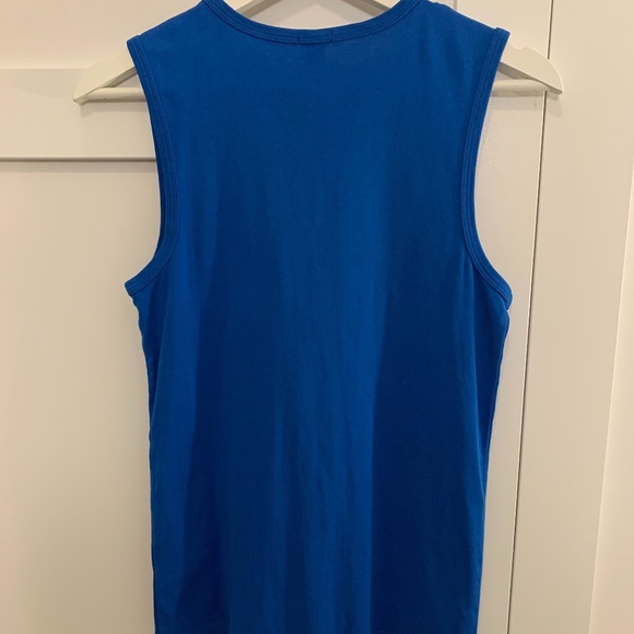 J Crew "Cobalt" Blue Sleeveless Shell Size M - Picture 3 of 8